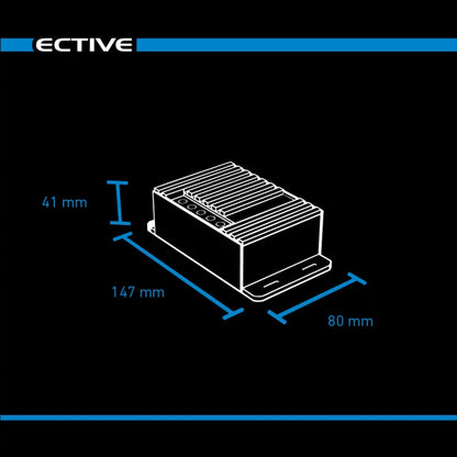 ECTIVE DSC MPPT Dual Solar-Laderegler für zwei 12V Batterien