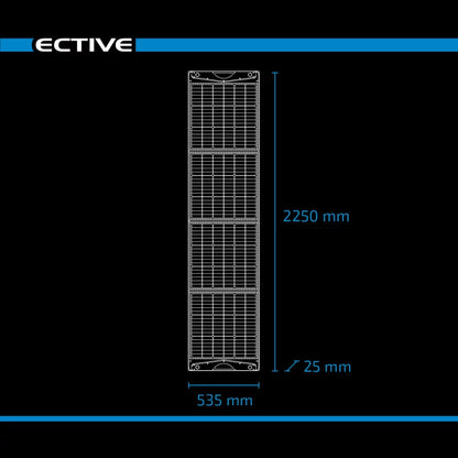 ECTIVE MSP SunDock faltbares Solarmodul in praktischer Tasche