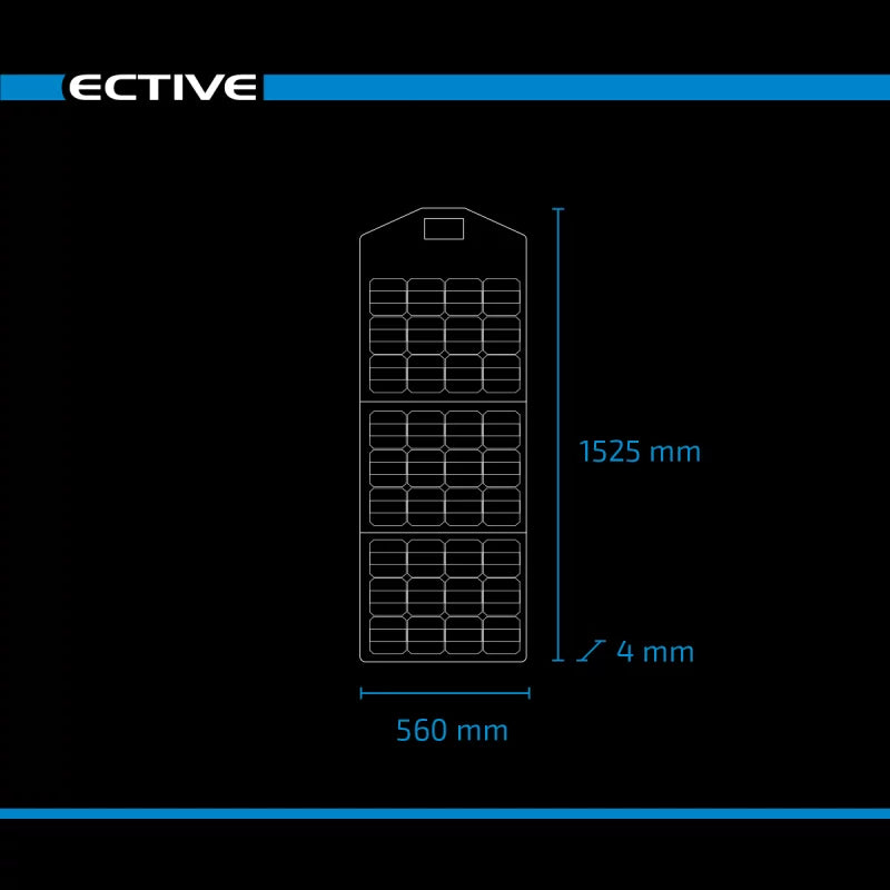 ECTIVE MSP SunWallet faltbares Solarmodul Solartasche