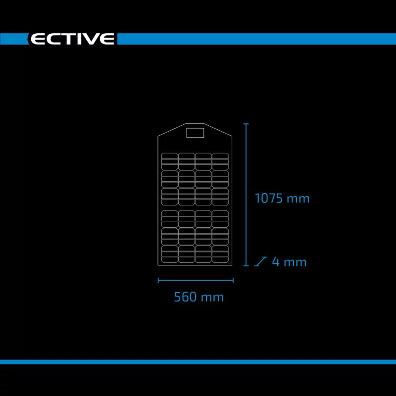 ECTIVE MSP SunWallet faltbares Solarmodul Solartasche