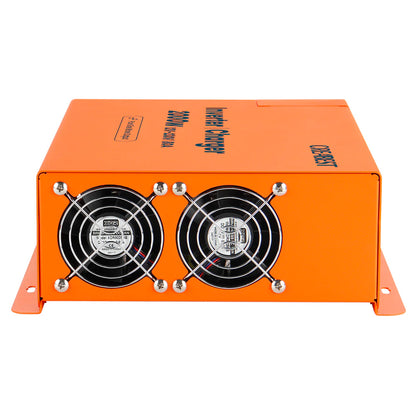CREABEST 2000W Wechselrichter 12V auf 230V Reiner Sinus für Wohnmobil, Off Grid mit FI-Schalter, Ladegerät 80A, NVS, USV, R10, Wechselrichterkabel 35 mm²(USt-befreit nach §12 Abs.3 Nr. 1 S.1 UStG) Deutschland